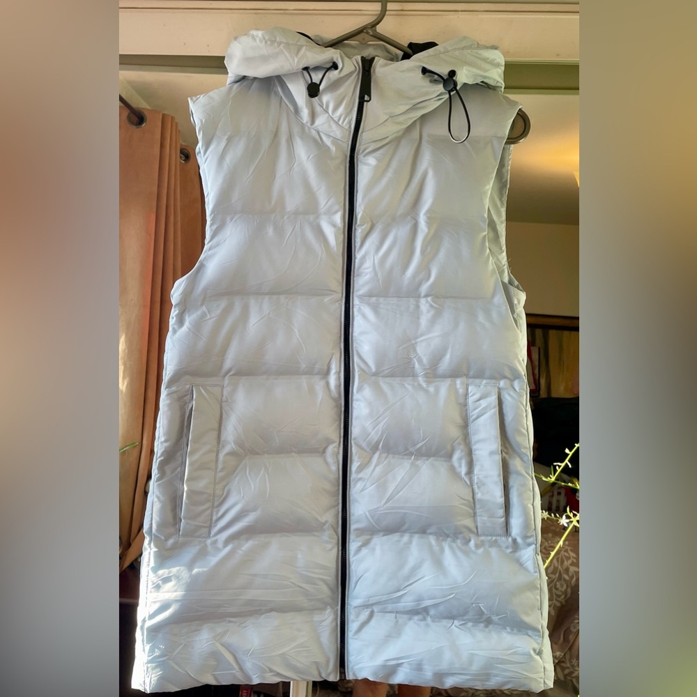 Primark Ladies Light Blue Puffer Vest